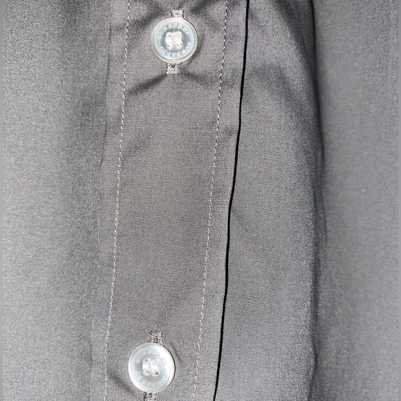 Burberry Men’s Casual Button Down in Peat with Check Cuff Size:L - Picture 5 of 8